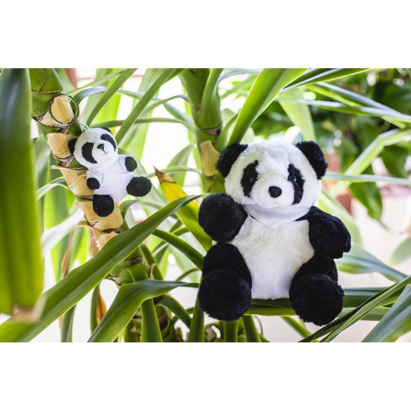 Pipo il panda peluche portachiavi personalizzabile - Peluche Création