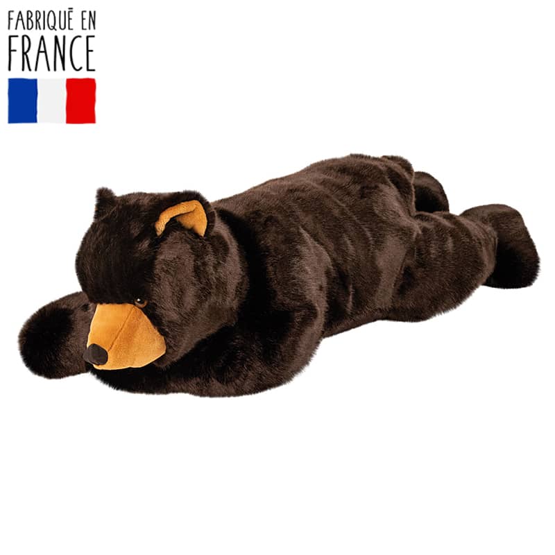 Grand ours en peluche personnalisé Made In France