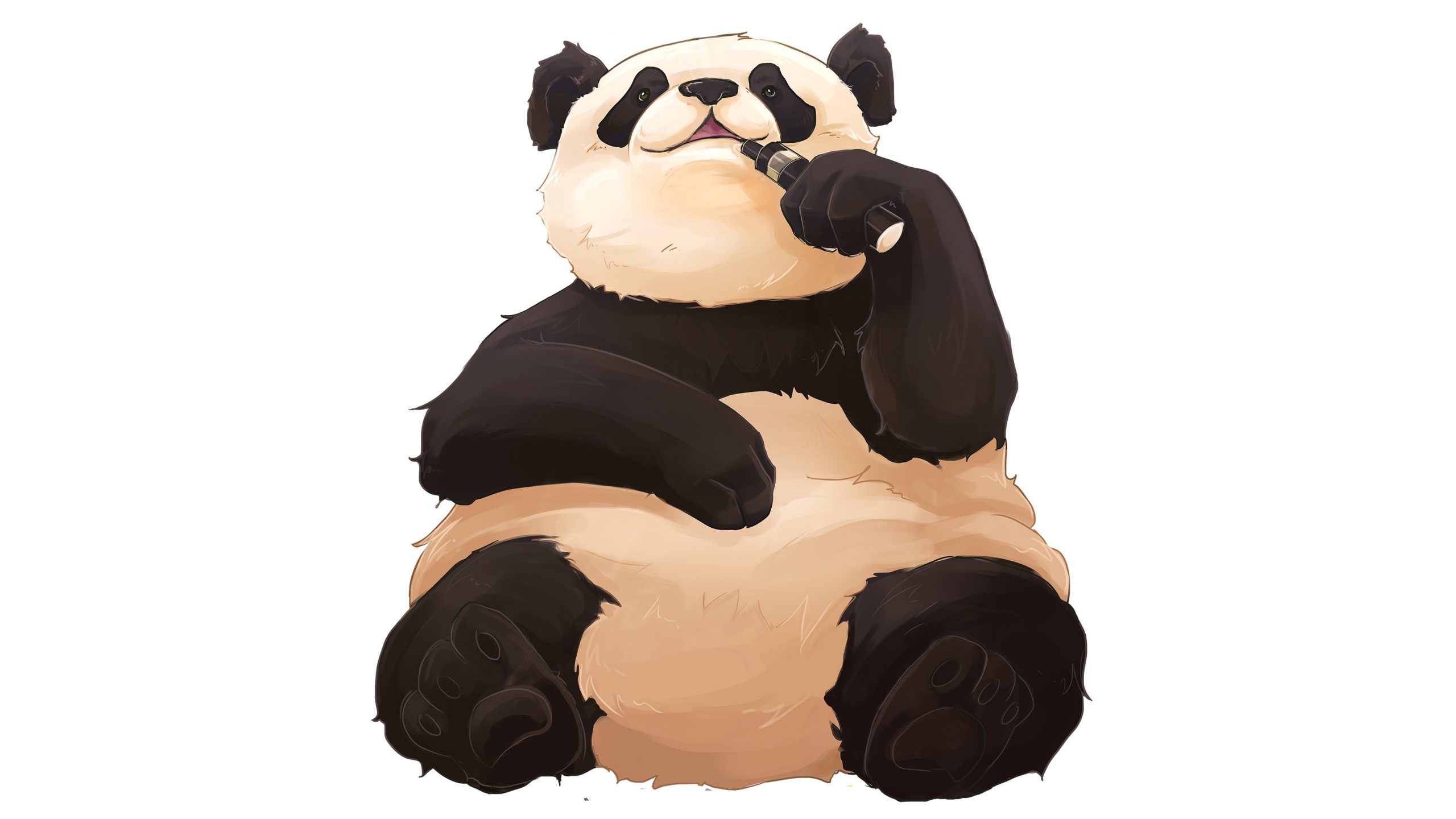 Dessin peluche sur-mesure du Panda de Comunica Concept