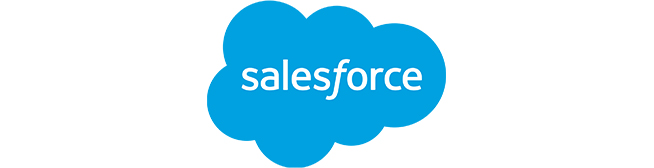 Logo Salesforce, client Peluche Création