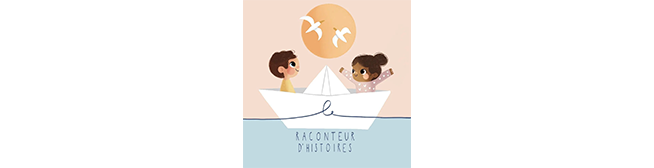 Logo Le Raconteur d'Histoires, client de Peluche Création
