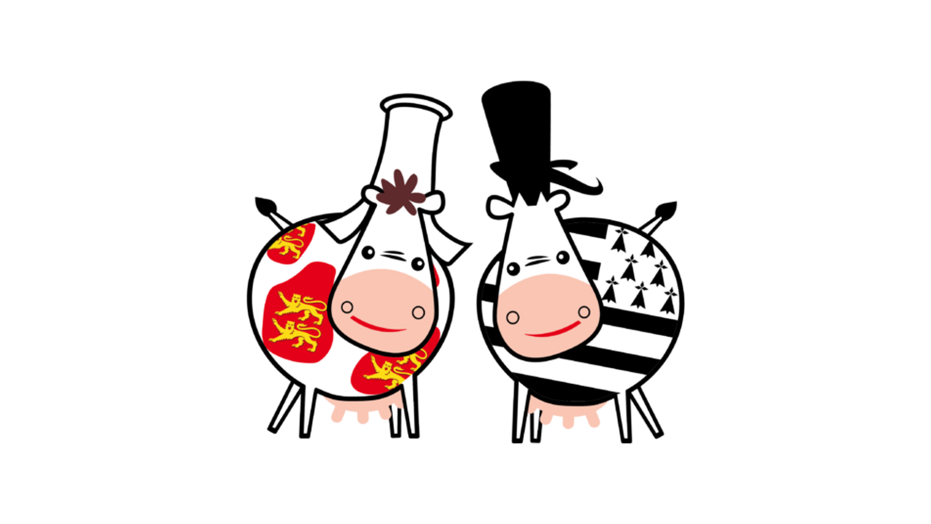 Dibujo para la creación del peluche vaca Agrilait 