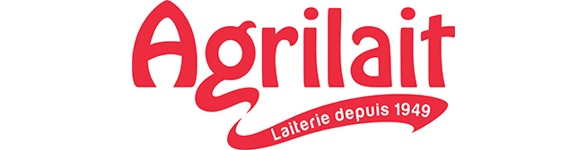 Agrilait logo, customer of peluche création 