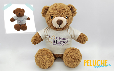 Criação do peluche personalizado para a associação Princesa Margot