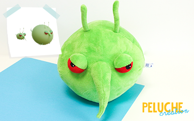 Custom-made Parasite plush toy for EFSA