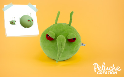 Peluche sur mesure Parasite pour l’EFSA
