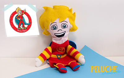 Custom-made Rockio Pépito puppet plush