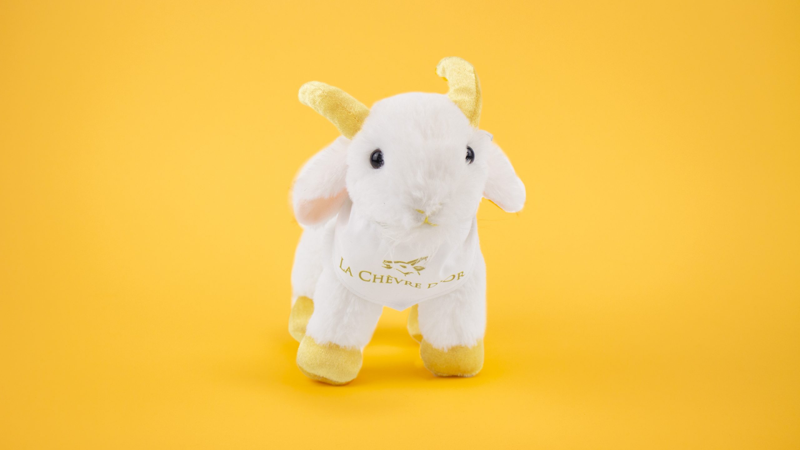 chevre blanche personnalisée avec logo