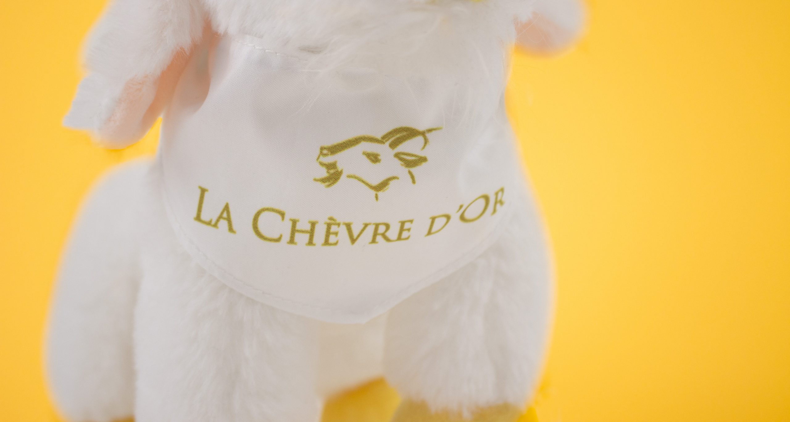 peluche personnalisé logo chévre
