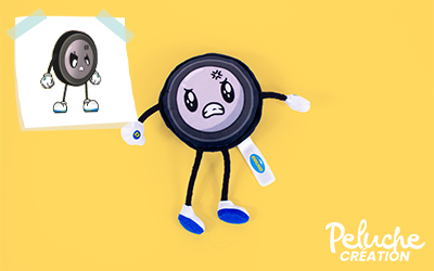 Custom-made McGum plush toy – Delko