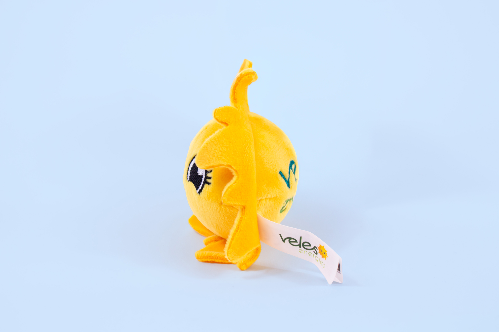 peluche a forma di sole con profilo personalizzato