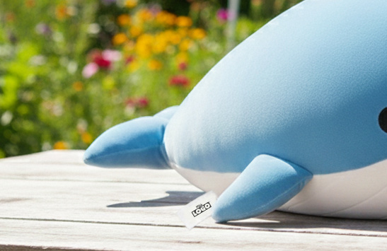 étiquette personnalisation peluche