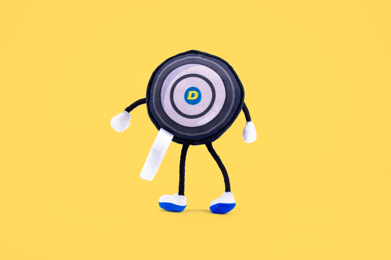 Custom-made plush tire promotional item