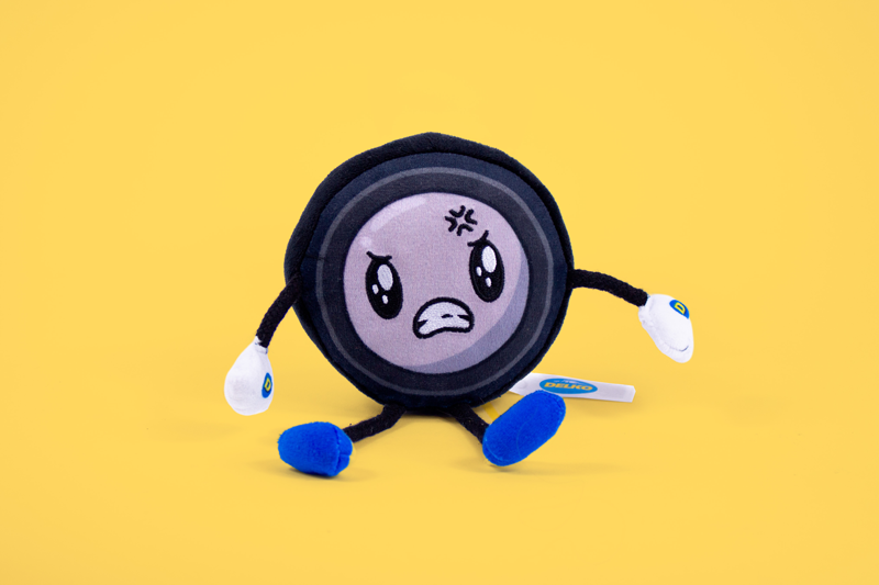 Custom-made plush toy based on the Delko mascot