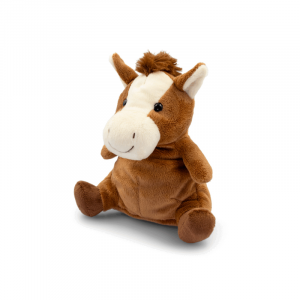 piccolo cavallo in posizione seduta